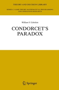 Enlarge image Cover: Condorcet's Paradox - Springer
