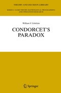 Cover: Condorcet's Paradox - Springer