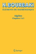 Cover: Alg&egrave;bre - Springer
