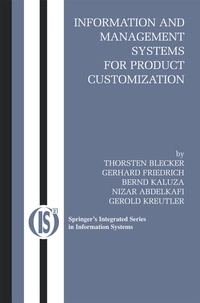 Enlarge image Cover: Information and Management Systems for Product Customization - Springer