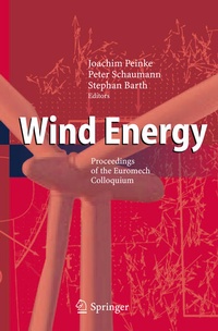 Enlarge image Cover: Wind Energy - Springer