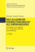 Cover: Das allgemeine Verwaltungsrecht als Ordnungsidee - Springer