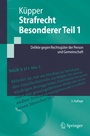Cover: Strafrecht, Besonderer Teil 1 - Springer