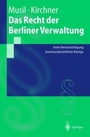 Cover: Das Recht der Berliner Verwaltung - Springer
