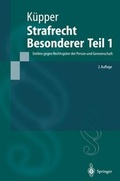 Cover: Strafrecht, Besonderer Teil 1 - Springer