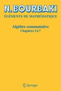Cover: Alg&egrave;bre commutative - Springer