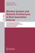 Cover: Wireless Systems and Network Architectures in Next Generation Internet - Springer