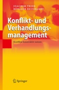 Cover: Konflikt- und Verhandlungsmanagement - Springer