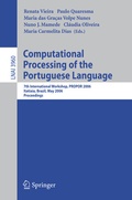 Abbildung von: Computational Processing of the Portuguese Language - Springer