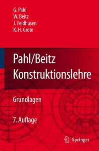 Enlarge image Cover: Pahl/Beitz Konstruktionslehre - Springer