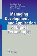 Cover: Managing Development and Application of Digital Technologies - Springer