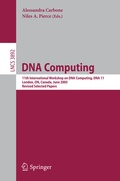 Cover: DNA Computing - Springer