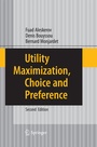 Cover: Utility Maximization, Choice and Preference - Springer