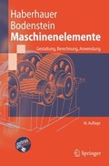 Cover: Maschinenelemente - Springer