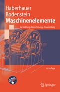 Cover: Maschinenelemente - Springer