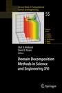 Cover: Domain Decomposition Methods in Science and Engineering XVI - Springer