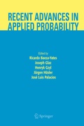 Cover: Recent Advances in Applied Probability - Springer
