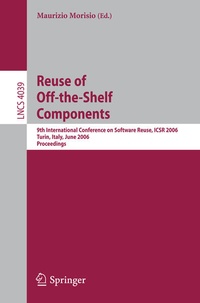 Enlarge image Cover: Reuse of Off-the-Shelf Components - Springer