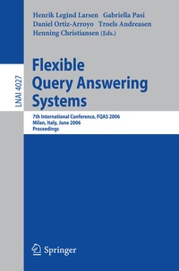 Enlarge image Cover: Flexible Query Answering Systems - Springer