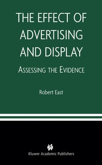 Enlarge image Cover: The Effect of Advertising and Display - Kluwer Academic Publishers