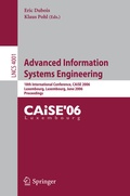 Cover: Advanced Information Systems Engineering - Springer