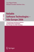 Cover: Reliable Software Technologies -- Ada-Europe 2006 - Springer