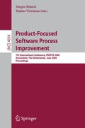 Cover: Product-Focused Software Process Improvement - Springer