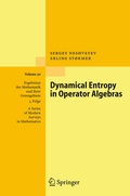 Cover: Dynamical Entropy in Operator Algebras - Springer