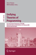 Cover: Unifying Theories of Programming - Springer
