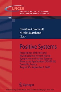 Enlarge image Cover: Positive Systems - Springer
