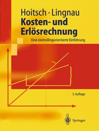 Abbildung von: Kosten- und Erlösrechnung - Springer