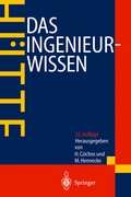 Cover: H&Uuml;TTE - Das Ingenieurwissen - Springer
