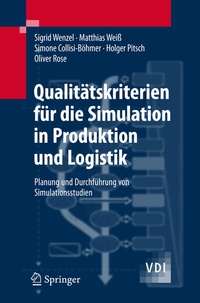Abbildung von: Qualitätskriterien für die Simulation in Produktion und Logistik - Springer