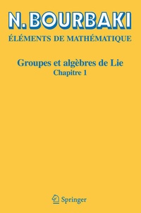 Abbildung von: Groupes et algèbres de Lie - Springer