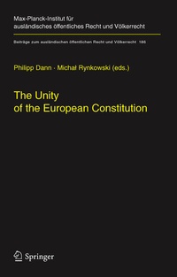 Enlarge image Cover: The Unity of the European Constitution - Springer