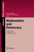 Cover: Mathematics and Democracy - Springer