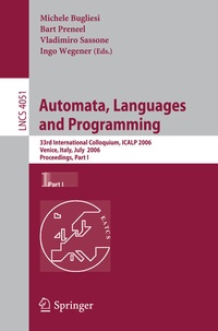 Abbildung von: Automata, Languages and Programming - Springer