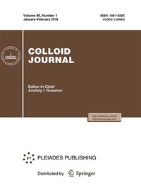 Abbildung von: Colloid Journal - Pleiades Publishing