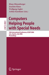 Abbildung von: Computers Helping People with Special Needs - Springer