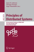 Cover: Principles of Distributed Systems - Springer