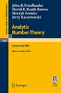 Cover: Analytic Number Theory - Springer