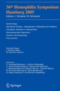Cover: 36th Hemophilia Symposium Hamburg 2005 - Springer