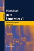 Cover: Journal on Data Semantics VI - Springer