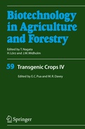 Cover: Transgenic Crops IV - Springer