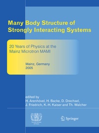 Enlarge image Cover: Many Body Structure of Strongly Interacting Systems - Springer