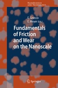 Cover: Fundamentals of Friction and Wear - Springer
