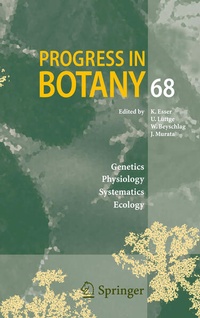 Enlarge image Cover: Progress in Botany 68 - Springer