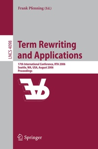 Enlarge image Cover: Term Rewriting and Applications - Springer