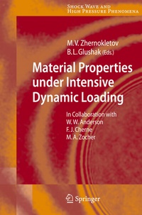 Enlarge image Cover: Material Properties under Intensive Dynamic Loading - Springer