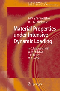 Enlarge image Cover: Material Properties under Intensive Dynamic Loading - Springer